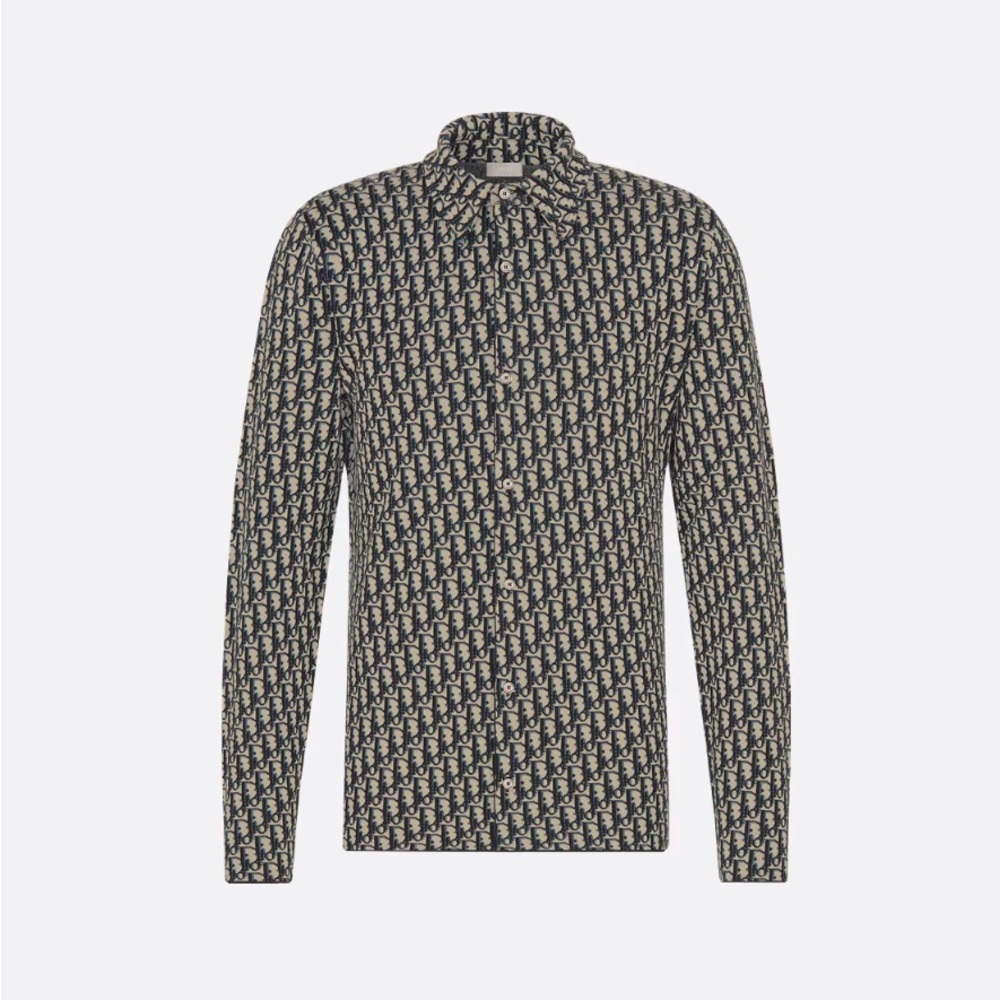 Dior Oblique Overshirt
Navy Blue Cotton Jacquard